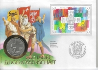 NUMISBRIEF. 700 ans Confédération